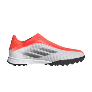 Adidas X Speedflow.3 Laceless TF J 'White Solar Red'