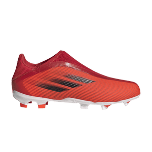 Adidas X Speedflow.3 Laceless FG J 'Red'