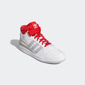 adidas Forum Mid 'White Scarlet'