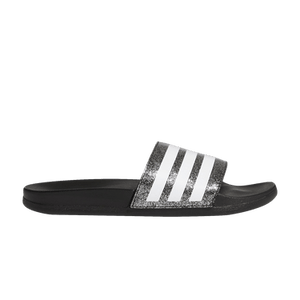 Adidas Adilette Comfort Slide J 'Black Glitter'