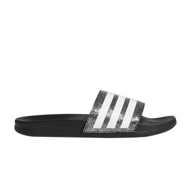 Adidas Adilette Comfort Slide J 'Black Glitter'