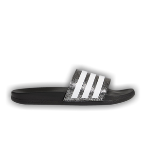 Adidas Adilette Comfort Slide J 'Black Glitter'