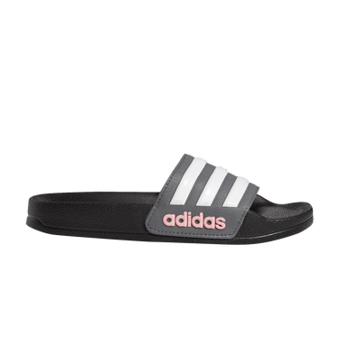 Adidas Adilette Shower Slide J 'Black Grey'