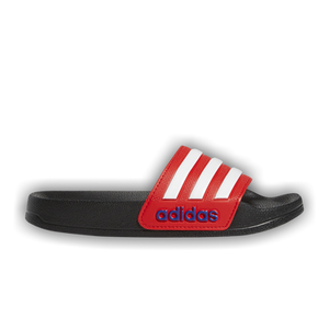Adidas Adilette Shower Slides J 'Black Vivid Red