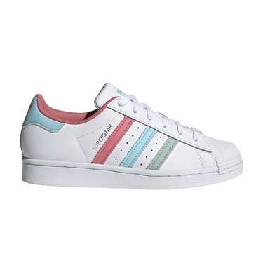 Adidas Superstar J 'White Hazy Rose Sky'