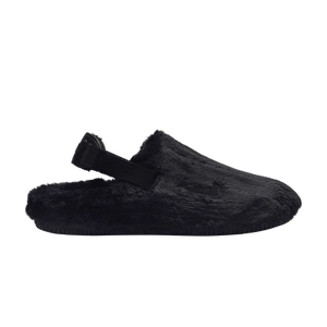 Nike Wmns Calm Mule SE 'Triple Black Fur'