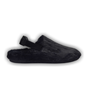 Nike Wmns Calm Mule SE 'Triple Black Fur'