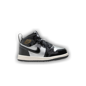 Air Jordan 1 Mid SE TD 'Black Metallic Silver'