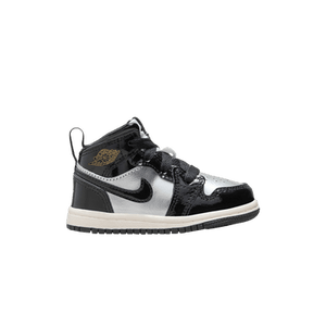 Air Jordan 1 Mid SE TD 'Black Metallic Silver'