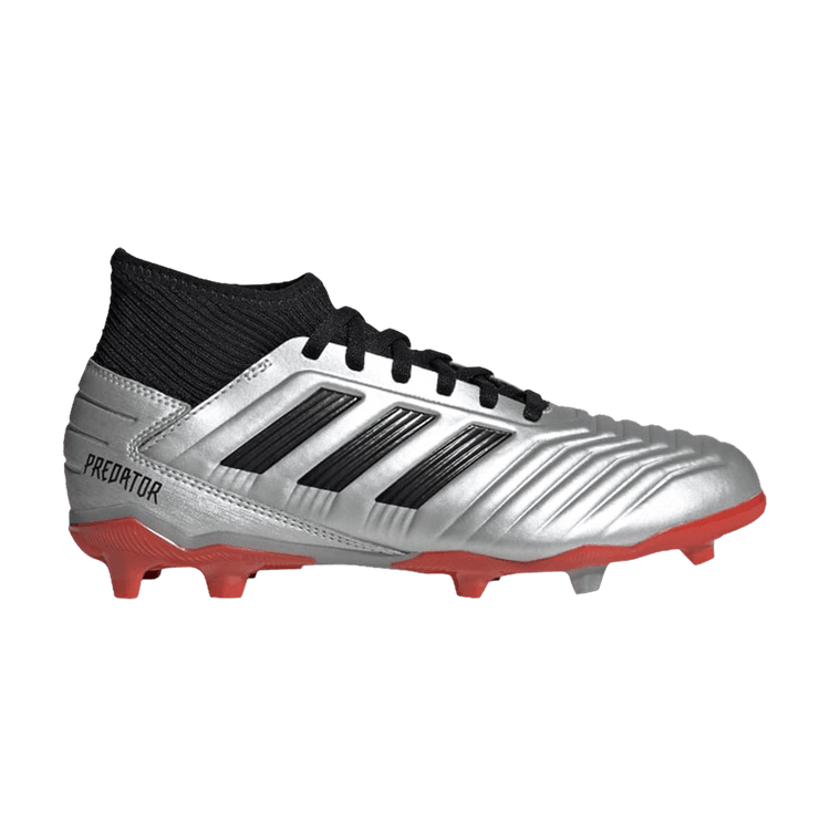 Adidas Predator 19.3 FG J 'Silver Metallic Red' G25795