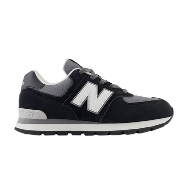 New Balance 574 Big Kid 'Black White'