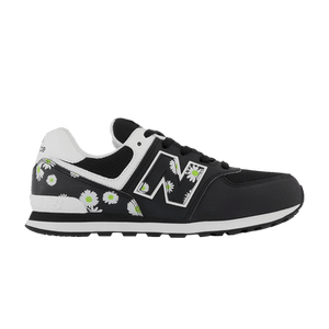 New Balance 574 Big Kid 'Black Florals'