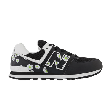 New Balance 574 Big Kid 'Black Florals'