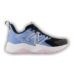 New Balance Rave Run v2 Big Kid 'Black Blue Laguna Paint Splatter'