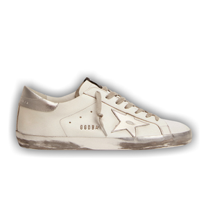 Golden Goose Superstar 'White Silver Glitter'
