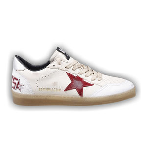Golden Goose Ball Star 'Biege White Red'