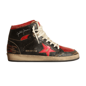 Golden Goose Sky Star High 'Black Red Metallic'
