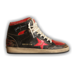 Golden Goose Sky Star High 'Black Red Metallic'