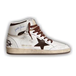 Golden Goose Sky Star High 'White Chocolate Brown'