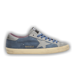 Golden Goose Super Star Suede And Nabuk Upper 'Blue Denim Silver Blue'
