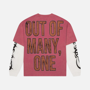 Godspeed Space Traveler Layered T-Shirt 'Pink'