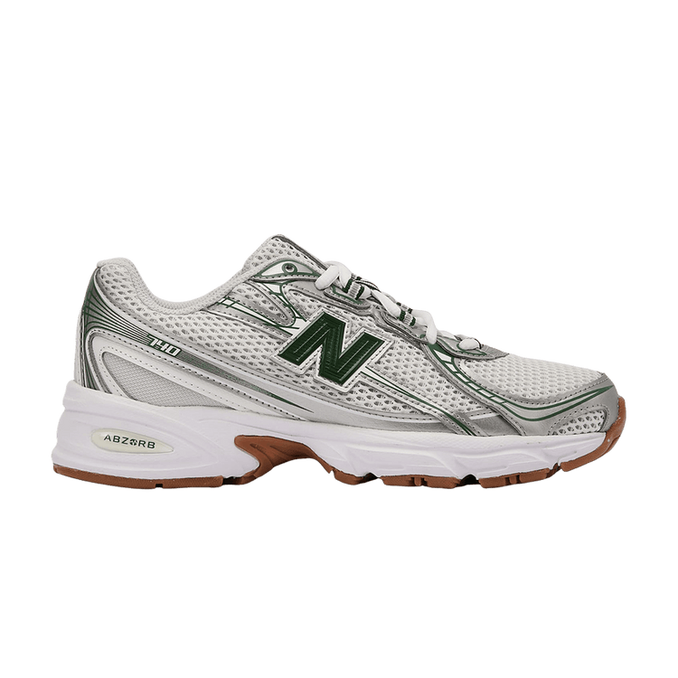 New Balance 740 Big Kid 'Silver Metalic Dark Alpine Green' GR740SF