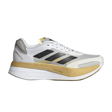 Adidas Wmns Adizero Boston 10 TME 'White Gold Metallic'