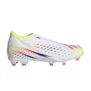 Adidas Predator Edge.3 Laceless FG J 'Al Rihla Pack - White'