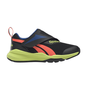 Reebok Equal Fit Little Kid 'Black Solar Acid Yellow'
