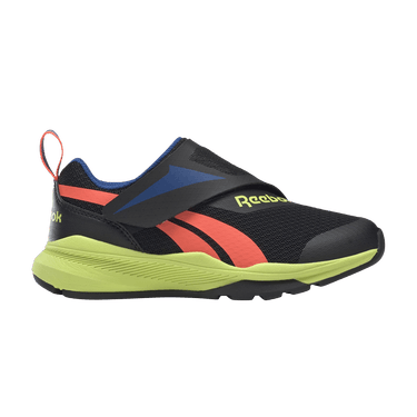 Reebok Equal Fit Little Kid 'Black Solar Acid Yellow'