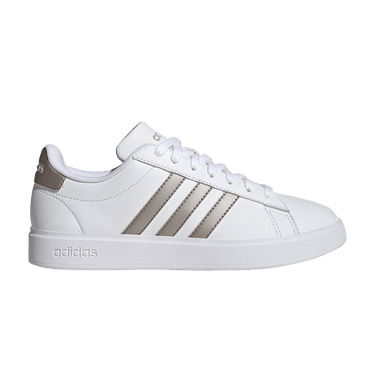 Adidas Wmns Grand Court Cloudfoam 'White Platinum Metallic'