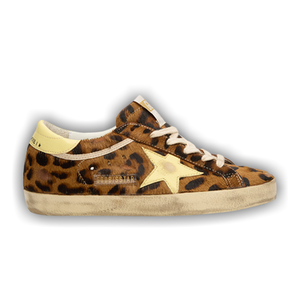 Wmns Golden Goose Super-Star Horsy Upper Toe And Tongue 'Leopard Pale Yellow'