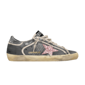 Golden Goose Wmns Superstar 'Glitter Star - Grey Bubblegum Pink'