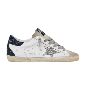 Golden Goose Wmns Superstar 'White Silver Blue Glitter'