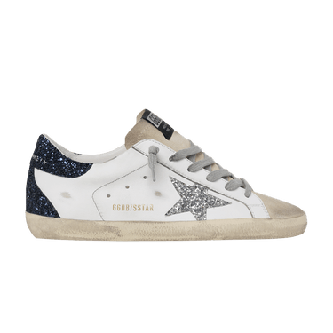 Golden Goose Wmns Superstar 'White Silver Blue Glitter'