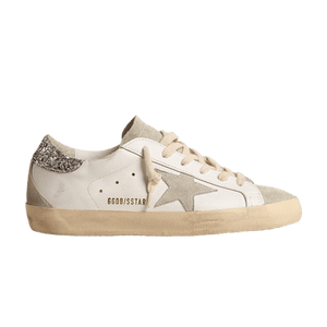 Golden Goose Wmns Superstar 'White Ice Silver Glitter'