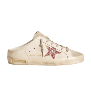 Golden Goose Wmns Superstar Sabot 'White Pink Glitter'
