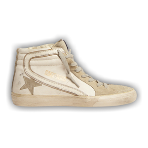 Golden Goose Wmns Slide Sneaker 'White Ice Grey'