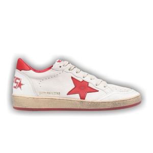 Golden Goose Wmns Ball Star 'White Red'