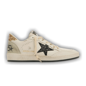 Golden Goose Wmns Ballstar 'White Black Gold Ice'