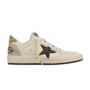 Golden Goose Wmns Ballstar 'White Black Gold Ice'