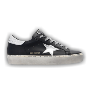Golden Goose Wmns Hi Star 'Black Silver'