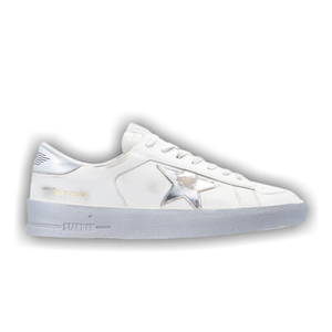 Golden Goose Wmns Stardan 'White Silver'