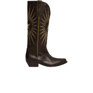 Golden Goose Wmns Wish Star Boots 'Black'