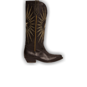 Golden Goose Wmns Wish Star Boots 'Black'