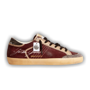 Swarovski x Golden Goose Wmns Superstar Penstar LAB 'Burgundy'