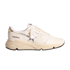 Golden Goose Wmns Running Sole 'White Silver Gold'
