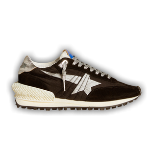 Golden Goose Wmns Marathon 'Black Metallic Silver'