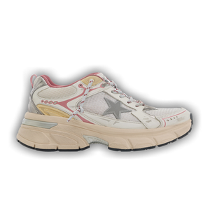 Golden Goose Wmns Lightstar 'Silver White Red'