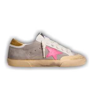 Golden Goose Wmns Superstar Suede Sneaker 'Dove Milk Fuchsia'